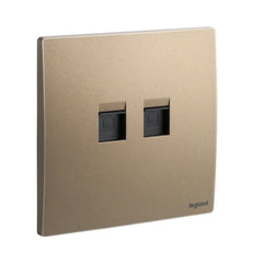Legrand Mallia Senses Double RJ45 Socket Outlet Category 6 STP 281158 - Slide 4