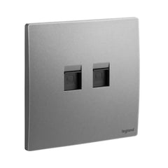 Legrand Mallia Senses Double RJ45 Socket Outlet Category 6 STP 281158 - Slide 3