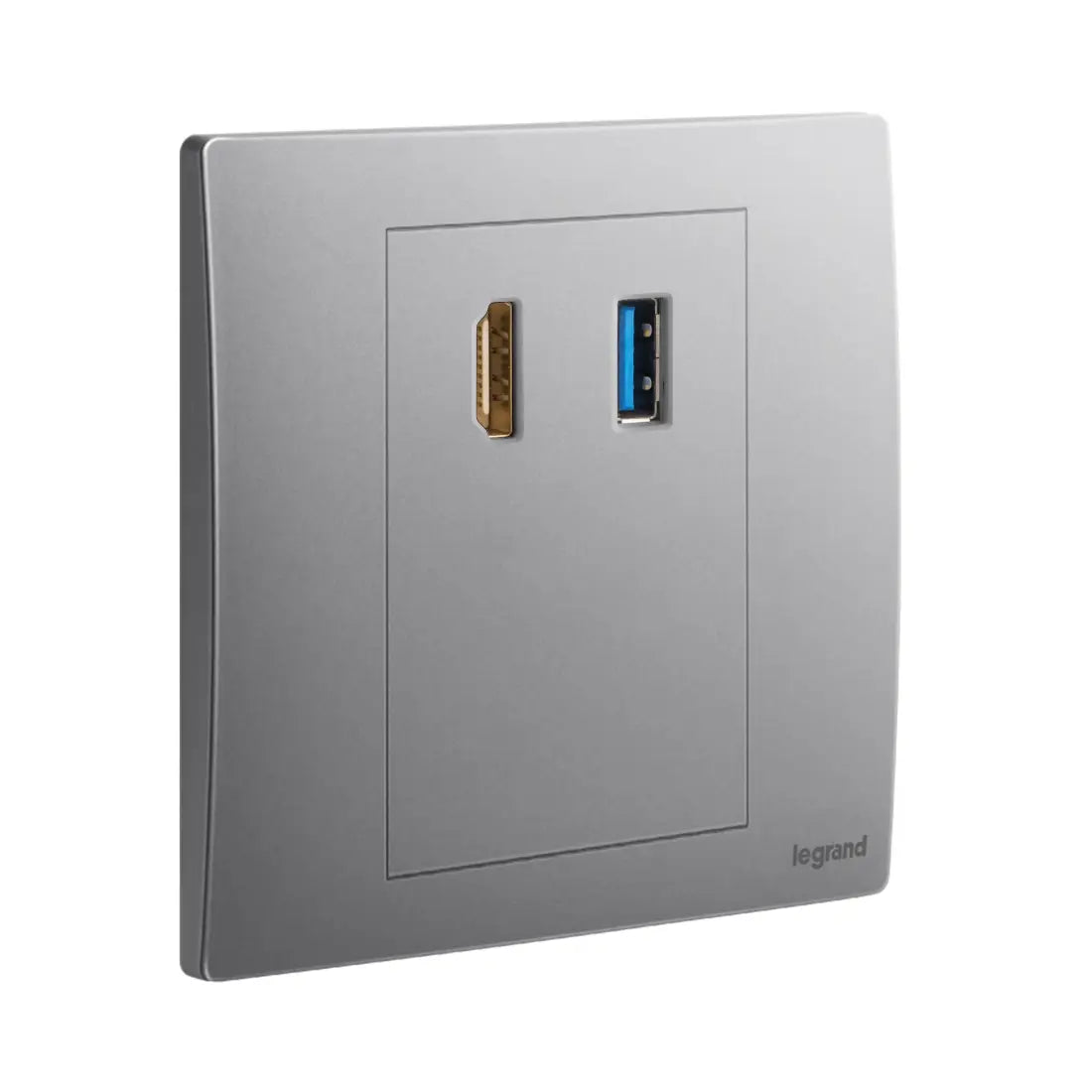 Legrand Mallia Senses HDMI Socket Outlet with USB A Data Socket Transfer 281021
