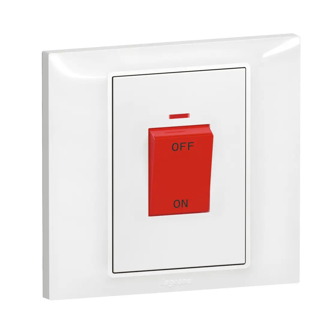 Legrand Belanko S 1 Gang Double Pole Switch with Neon 45A