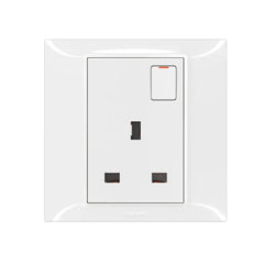 Legrand Belanko S 1 Gang Single Pole BS Switched Socket Outlet 13A - Slide 1