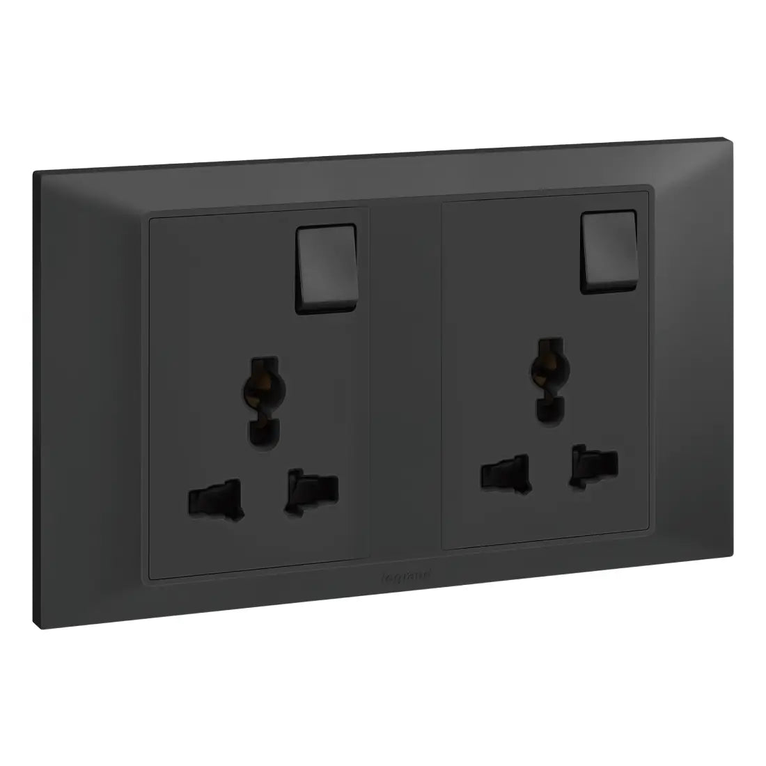 Legrand Belanko S Double 1 Gang Multistandard Switched Socket Outlet