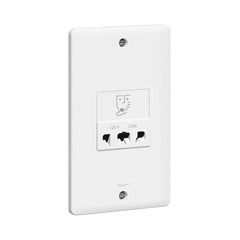 Legrand Synergy White Shaver Socket 240/120V 730090 - Slide 1