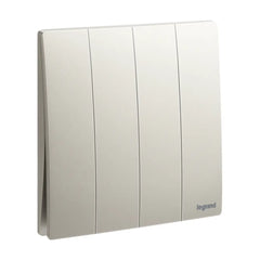 Legrand Mallia Senses 4 Gang 1 Way Switch 16AX 281006 - Slide 5