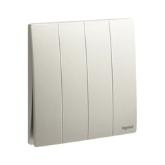 Legrand Mallia Senses 4 Gang 2 Way Switch 16AX 281007 - Slide 5