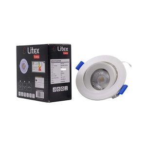Litex SP7W/LTX 7W Recessed LED Spot Light Warm White