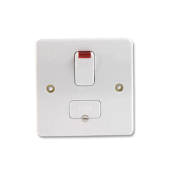 MK Logic Plus 13A 1G Fused Connection Unit with Neon K0370WHI - White - Slide 1
