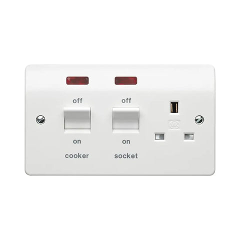 MK Logic Plus 45A Cook Control Unit with Neon K5061WHI - White