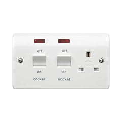 MK Logic Plus 45A Cook Control Unit with Neon K5061WHI - White - Slide 1