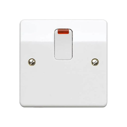 MK Logic Plus 20A DP Switch with Neon K5423WHI - White