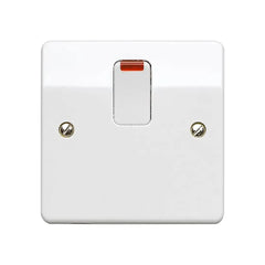MK Logic Plus 20A DP Switch with Neon K5423WHI - White - Slide 1