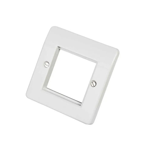 MK Logic Plus 2M 1G Euro Front Plate K0182WHI - White