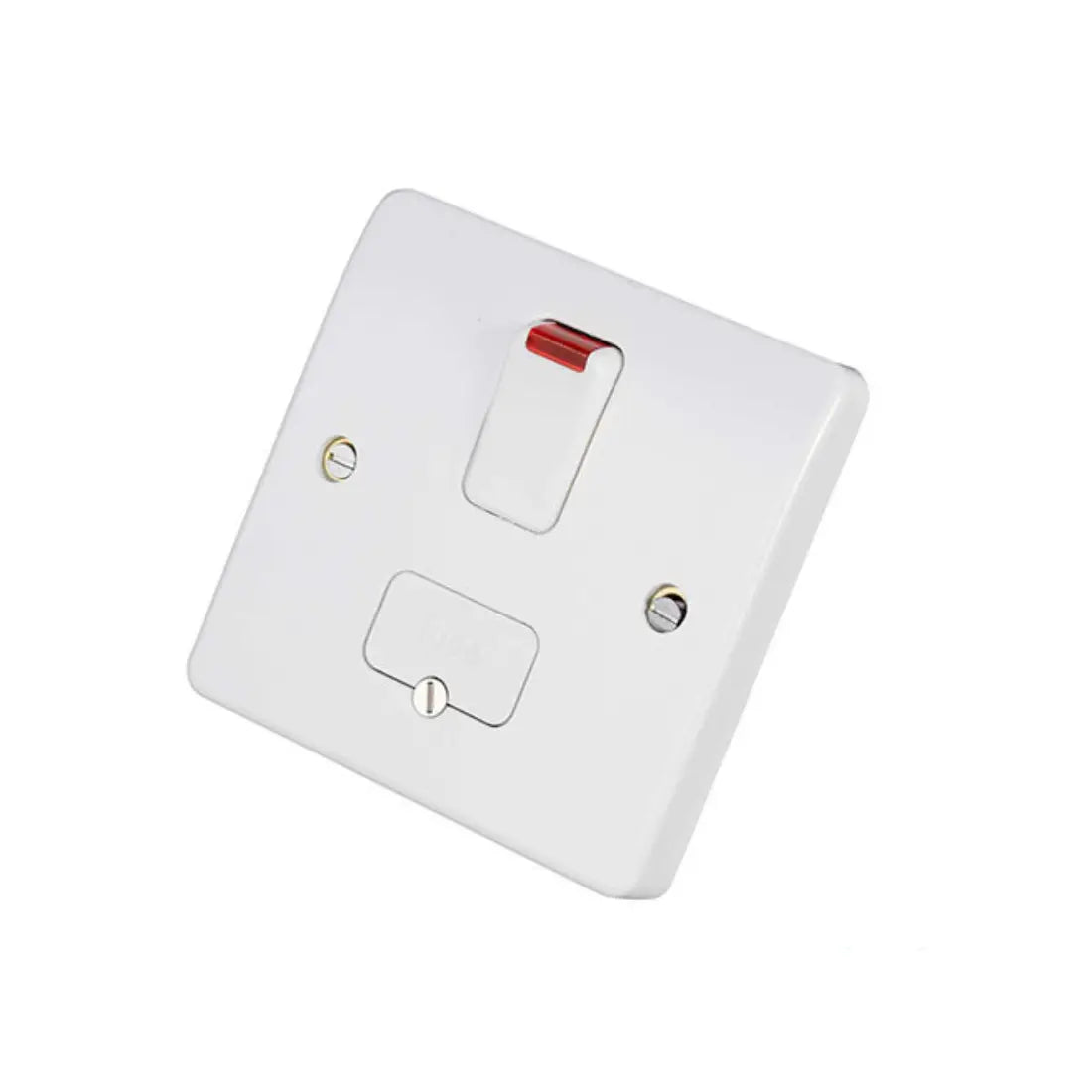 MK Logic Plus 13A 1G Fused Connection Unit with Neon K0370WHI - White