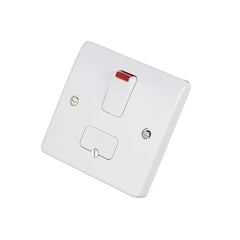 MK Logic Plus 13A 1G Fused Connection Unit with Neon K0370WHI - White - Slide 2