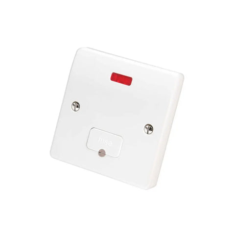 MK Logic Plus 13A Unswitched Fused Connection Unit with Neon K0377WHI - White