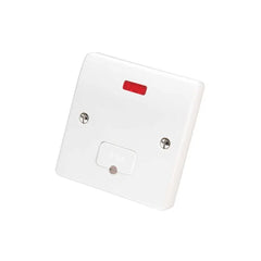 MK Logic Plus 13A Unswitched Fused Connection Unit with Neon K0377WHI - White - Slide 1