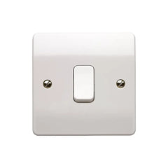 MK Logic Plus 10A 1G Intermediate Plate Switch K4875WHI - White - Slide 2