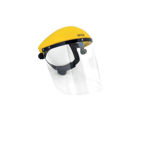MM2 Face Shield With Ratchet Head Gear - Clear