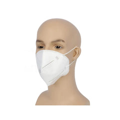 MSK SJO FFP2 Flat Fold Respirator Mask 50 pcs - White - Slide 1