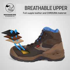 MTS By Honeywell ESK S3 SRC Ultima Flex High Ankle Safety Shoes, 70711 - Brown - Slide 4