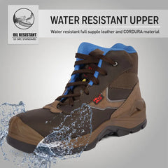 MTS By Honeywell ESK S3 SRC Ultima Flex High Ankle Safety Shoes, 70711 - Brown - Slide 5