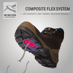 MTS By Honeywell ESK S3 SRC Ultima Flex High Ankle Safety Shoes, 70711 - Brown - Slide 6