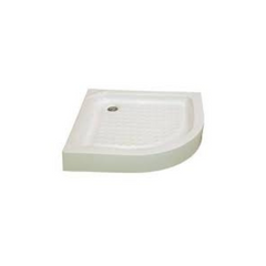 Milano Ceramic Round Shower Tray 80 X 80cm - White - Slide 1