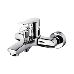 Milano Charming Bath Mixer with Shower Set - Chrome