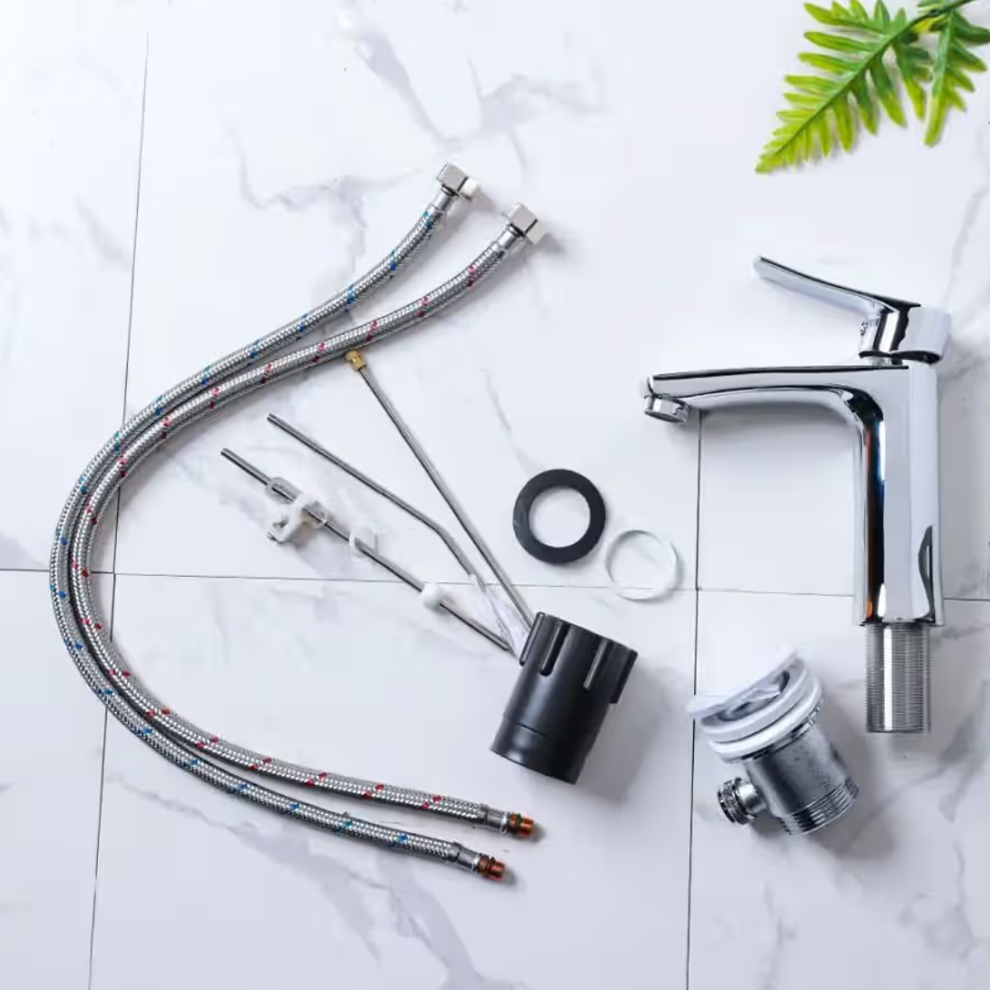 Milano Charming Wash Basin Mixer with Pop Up Waste - Chrome