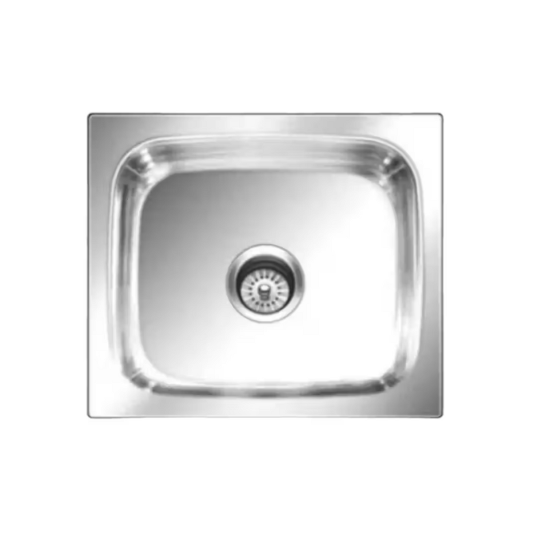 Milano Single Bowl Kitchen Sink 500 X 500 X 140mm D5050B