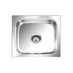 Milano Single Bowl Kitchen Sink 500 X 500 X 140mm D5050B - Slide 1