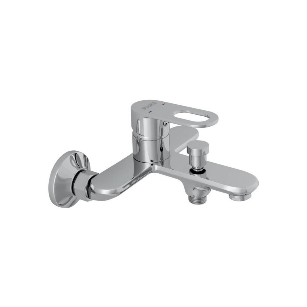 Milano Dito Bath Mixer With Shower Set Chrome in Dubai, UAE