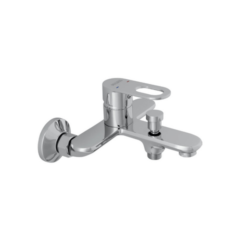 Milano Dito Bath Mixer with Shower Set - Chrome