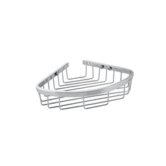 Milano Dora Single Layer Corner Basket - Stainless Steel