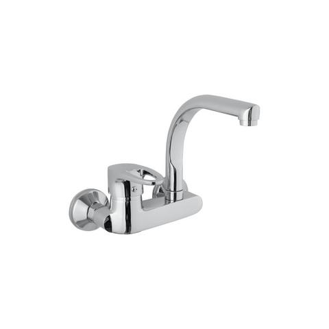 Milano Glory Wall Mounted Kitchen Sink Mixer - Chrome
