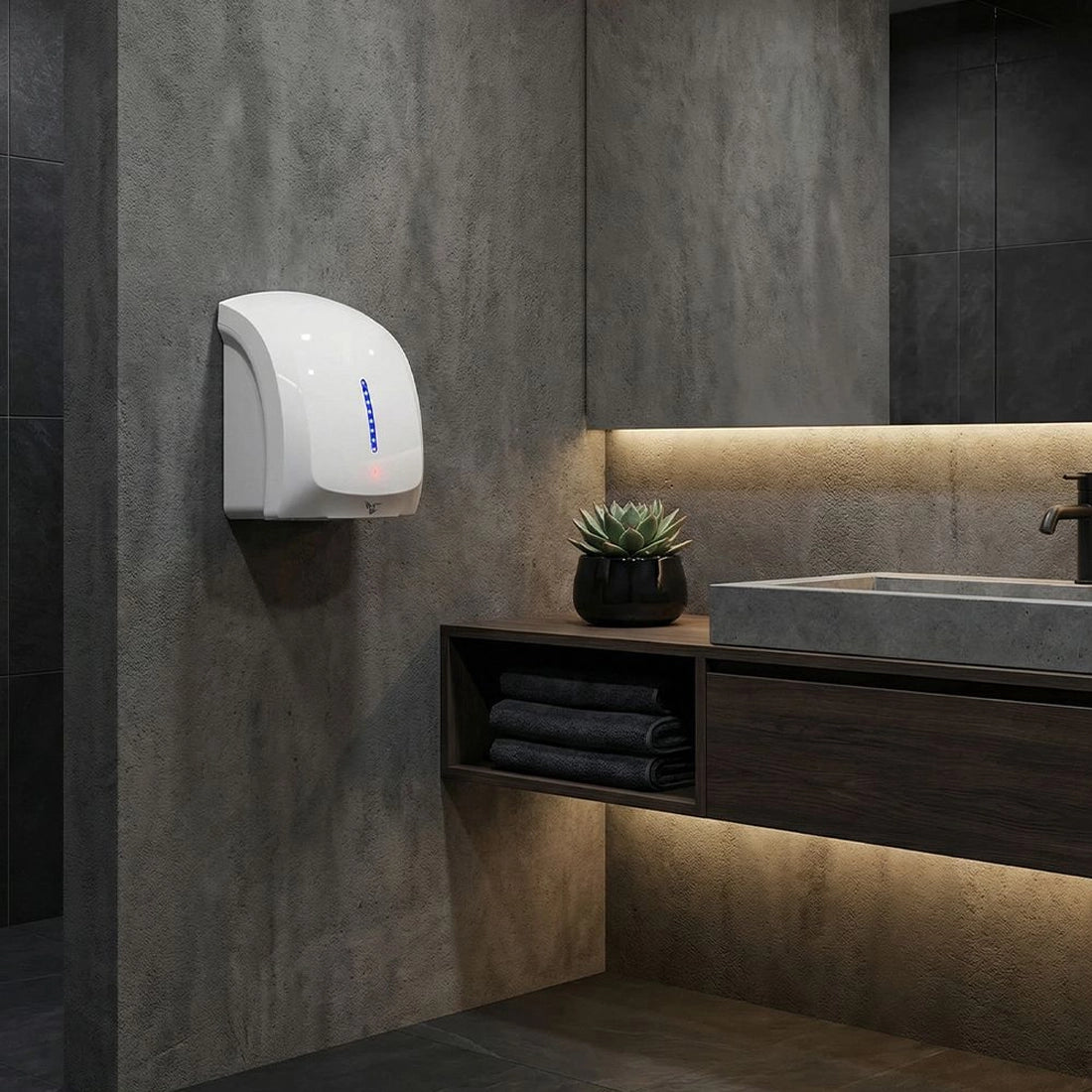 Milano Hand Dryer Sensor HSD-A1002 - White