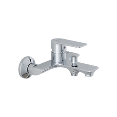 Milano Lemo Bath Mixer with Shower Set - Chrome