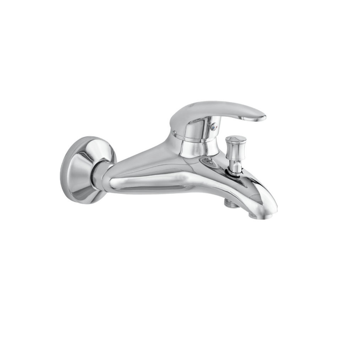 Milano Lexus Bath Mixer with Shower Set - Chrome