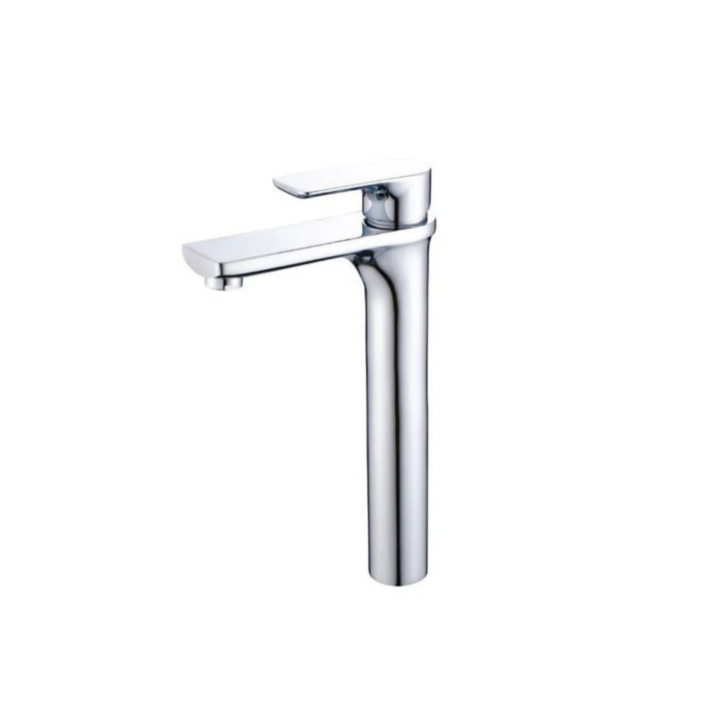 Milano Mora Art Wash Basin Mixer Silver