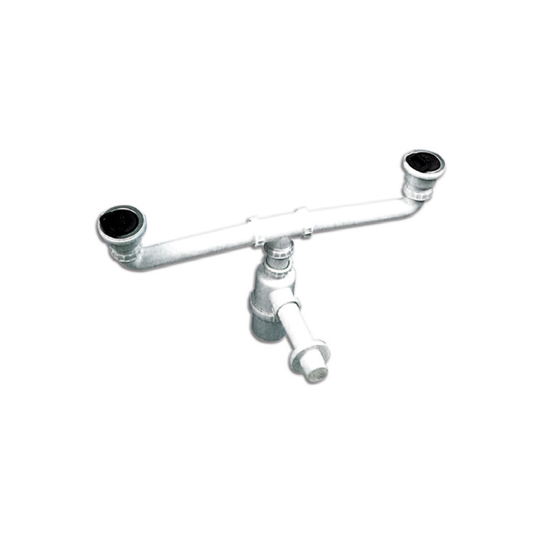 Milano PVC Double Bottle Trap 1-1/2 Inch