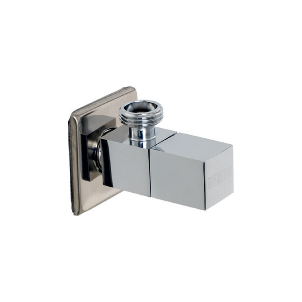 Milano Square Angle Valve Silver in Dubai, UAE