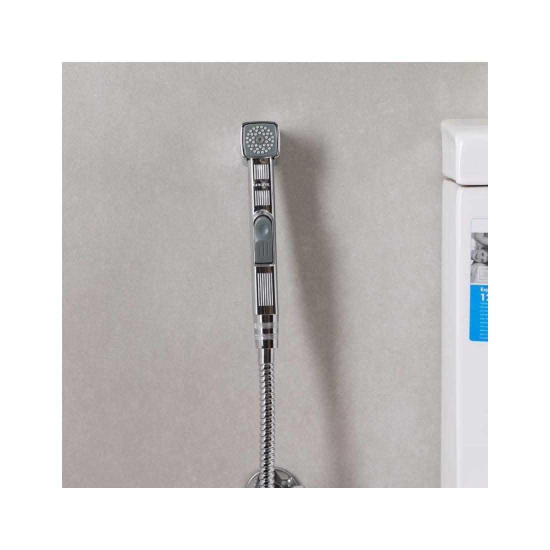 Milano Square Shattaf Set - Chrome