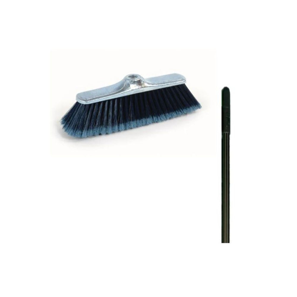 Mr. Brush MR115.10+MH Kroma Soft Broom With Metal Handle Gold, Silver, Plombe & Blue