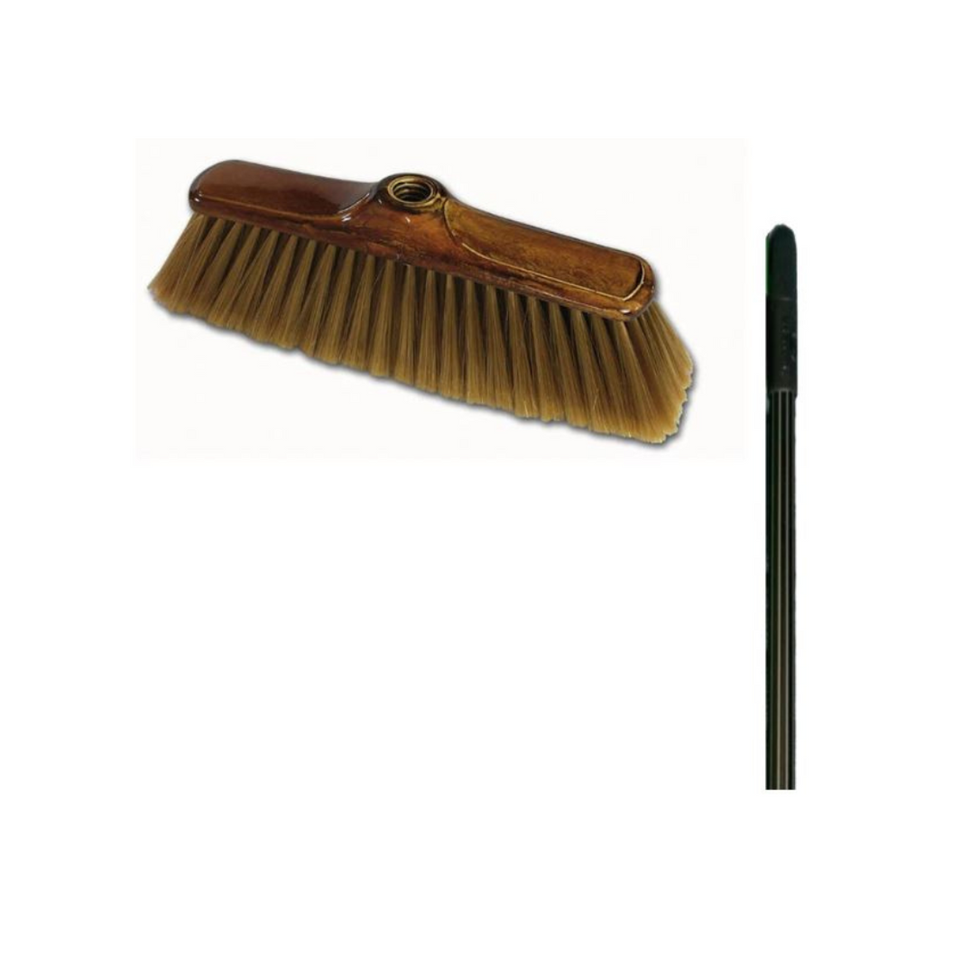 Mr. Brush MR125.10+MH Regina Soft Broom With Metal Handle Gold