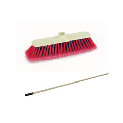 Mr. Brush MR280.12+MH Francesina Soft Broom With Metal Handle - Red - Slide 1