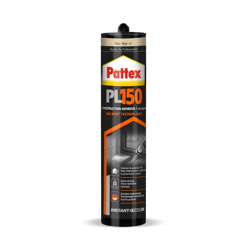 Pattex PL150 Construction Adhesive Silicone Sealant 