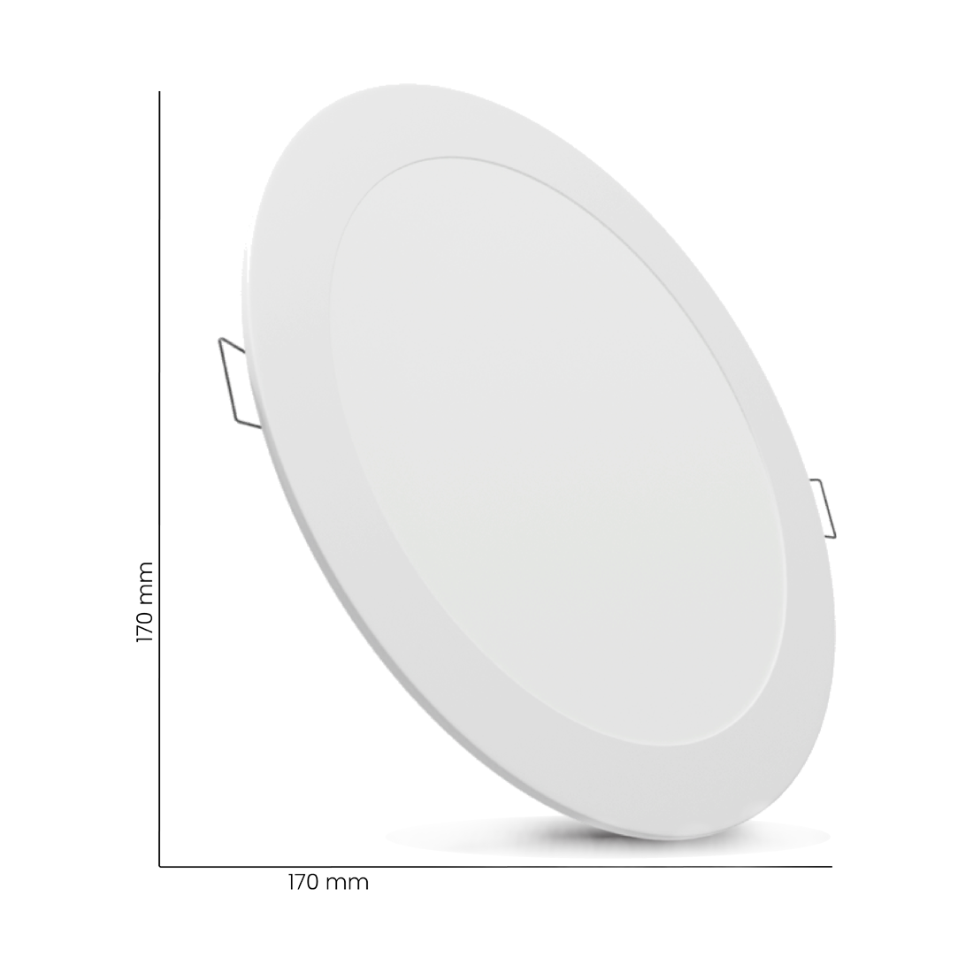 Pixelights 12W Round Panel LED 3000K - Warm White