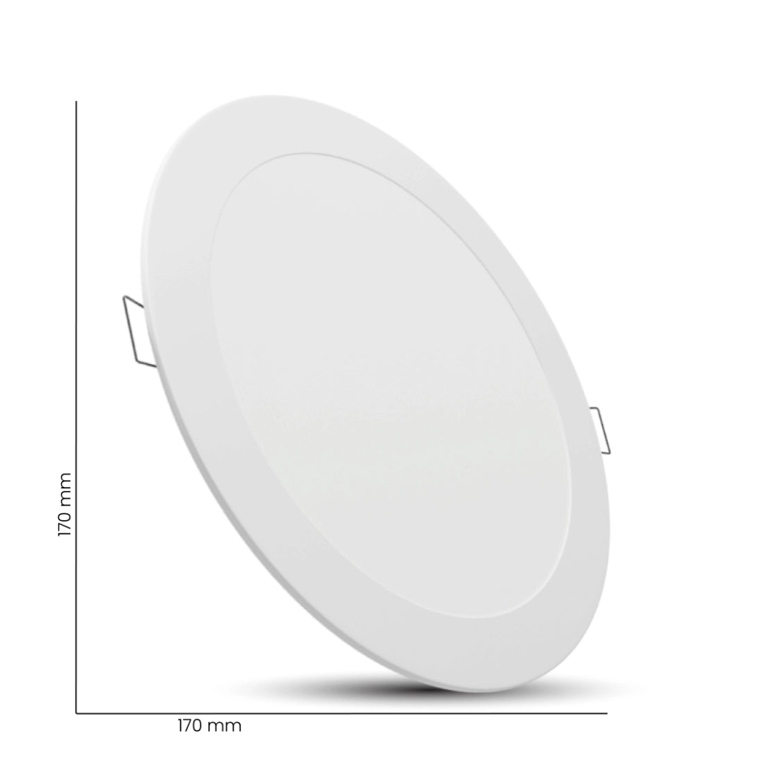 Pixelights 12W Round Panel LED 6500K - White