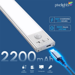Pixelights 3 in 1 Cabinet Sensor Lights Re-Chargeable 40 cm 5940-3CCT - Slide 3