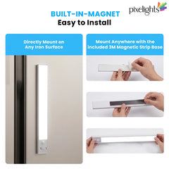 Pixelights 3 in 1 Cabinet Sensor Lights Re-Chargeable 40 cm 5940-3CCT - Slide 8